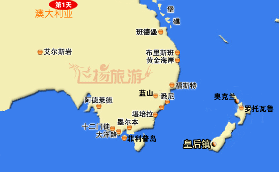 地图位置,新西兰旅游地图_新西兰旅游景点地图图片
